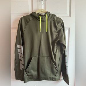 Army Green Nike Hoodie. Size Small.